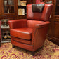 Morris leather armchair