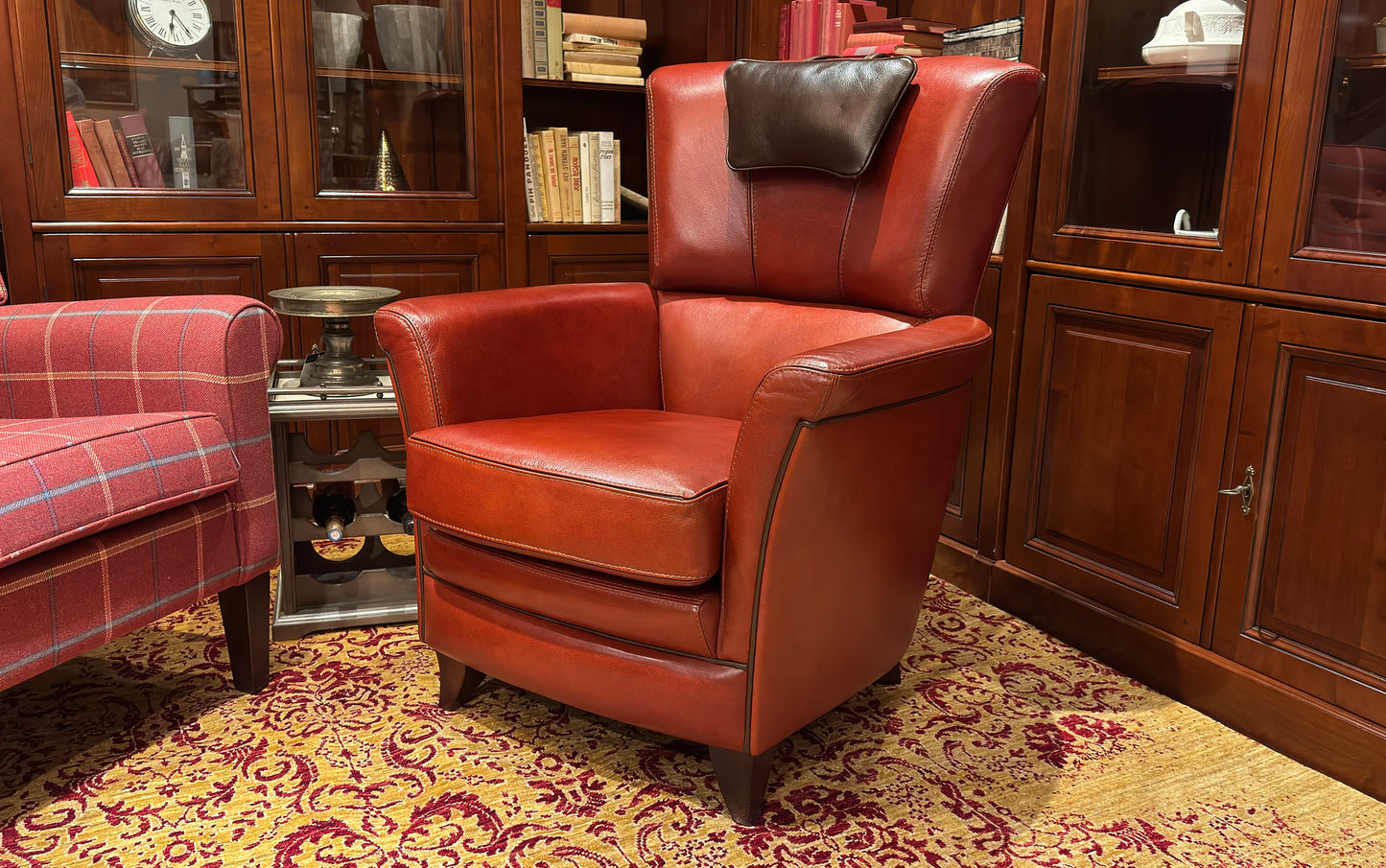 Morris leather armchair